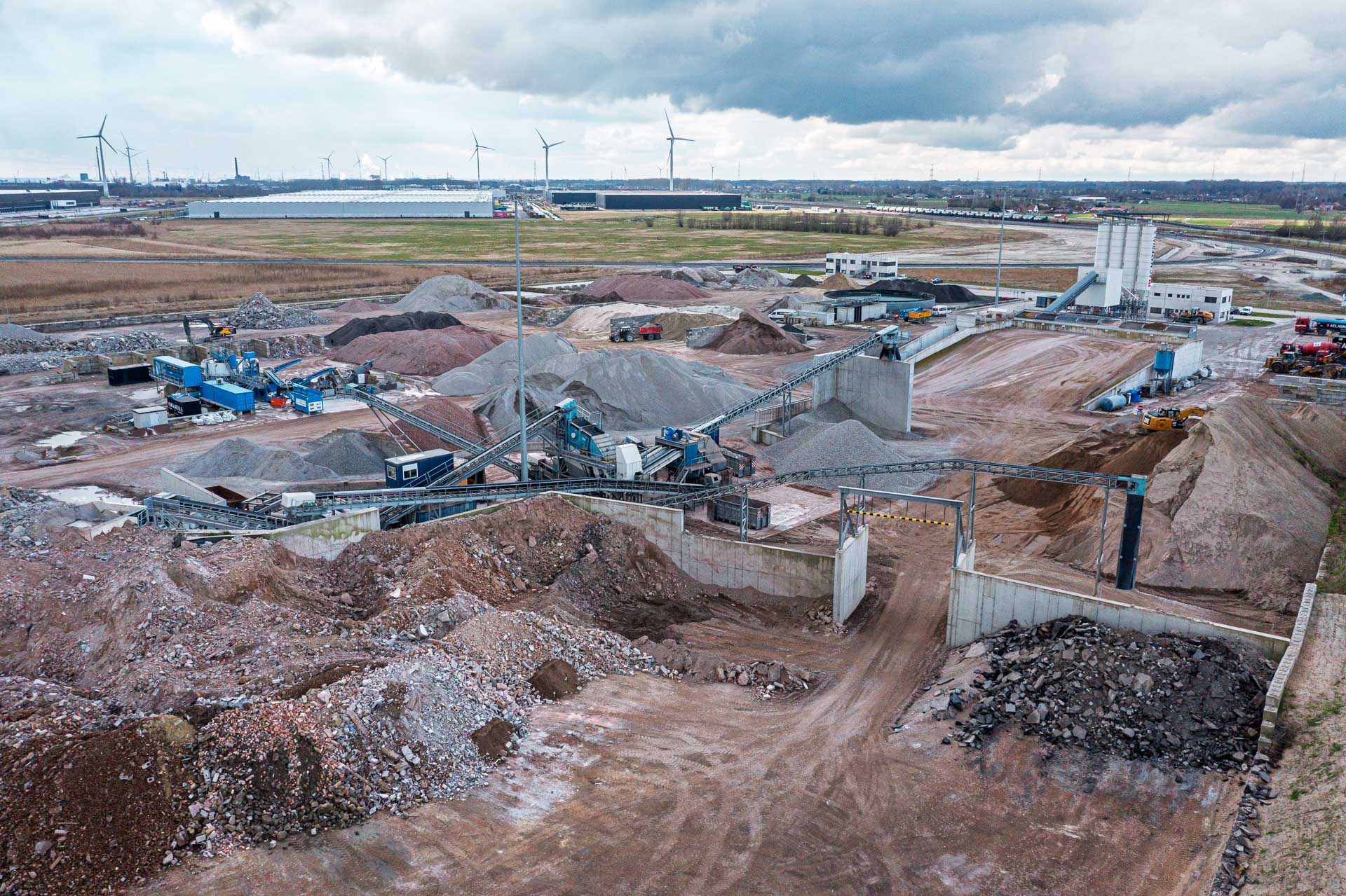 gerecycleerde granulaten